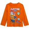 Chlapčenské tričko PAW PATROL PLAYTIME oranžové Veľkosť: 104 Chlapčenské tričko PAW PATROL PLAYTIME oranžové Veľkosť: 104