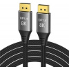 PremiumCord DisplayPort 1.4 přípojný kabel 32,4Gbit/s, rozlišení 8K, kovové a zlacené konektory, 1m kport13-01 PremiumCord DisplayPort 1.4 přípojný kabel 32,4Gbit/s, rozlišení 8K, kovové a zlacené konektory, 1m kport13-01