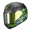 Moto prilba SCORPION EXO-390 CUBE matná čierno/zelená - Veľkosť XS Moto prilba SCORPION EXO-390 CUBE matná čierno/zelená - Veľkosť XS
