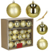 Springos Vianočné banky zlaté mix - 8/6,5 cm, sada 36ks CA0974 Springos Vianočné banky zlaté mix - 8/6,5 cm, sada 36ks CA0974