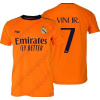 Real Madrid Vinicius Júnior dres pánsky (2024-2025) vonkajší - oficiálna replika Real Madrid Vinicius Júnior dres pánsky (2024-2025) vonkajší - oficiálna replika