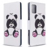 Peňaženkové kožené puzdro Colored Drawingl na Samsung Galaxy A71-Panda Peňaženkové kožené puzdro Colored Drawingl na Samsung Galaxy A71-Panda