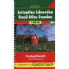 Sweden Švédsko 1:400T autoatlas spirála Sweden Švédsko 1:400T autoatlas spirála