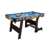 Biliardový stôl Buffalo Hustler Rookie 5ft skladací (skladací biliardový stôl pre deti a domáce využitie, hracia plocha 140x63,5)
