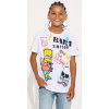 Detské biele tričko Mini Bart Simpson s graffiti potlačou #Veľkosť 4/5 Farba Biela Detské biele tričko Mini Bart Simpson s graffiti potlačou #Veľkosť 4/5 Farba Biela