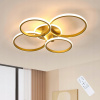 LED STROPNÉ SVIETIDLO ZLATÝ LUSTER DO OBÝVAČKY MODERNÉ STMIEVATEĽNÉ + DIAĽKOVÉ OVLÁDANIE 39W LED STROPNÉ SVIETIDLO ZLATÝ LUSTER DO OBÝVAČKY MODERNÉ STMIEVATEĽNÉ + DIAĽKOVÉ OVLÁDANIE 39W