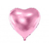 Fóliový balón srdca svetlo ružové - Valentín - Svadba - 60 cm Fóliový balón srdca svetlo ružové - Valentín - Svadba - 60 cm