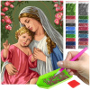 Diamantová výšivka diamond painting mozaika pre deti 5d Ježiš Mária náboženstvo Diamantová výšivka diamond painting mozaika pre deti 5d Ježiš Mária náboženstvo