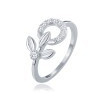 MINET JMAS0248SR57 - MINET Elegantní stříbrný prsten kytička s bílými zirkony vel. 57 MINET JMAS0248SR57 - MINET Elegantní stříbrný prsten kytička s bílými zirkony vel. 57