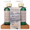 Winter Spa set starostlivosť o ruky s vôňou zázvoru a mäty na drevenej tácke 2 x 290 ml Winter Spa set starostlivosť o ruky s vôňou zázvoru a mäty na drevenej tácke 2 x 290 ml