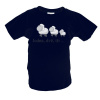 Tričko s potlačou Ovečky dětské Námořní modrá 158 cm/12 let Tričko s potlačou Ovečky dětské Námořní modrá 158 cm/12 let