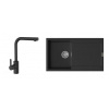 K-StrongSinks S3 Set drez Zala 860x500mm granit čierna + Batéria Ipoly čierna K-StrongSinks S3 Set drez Zala 860x500mm granit čierna + Batéria Ipoly čierna