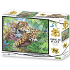 PRIME 3D puzzle Jaguári pri bazéne 100 ks PRIME 3D puzzle Jaguári pri bazéne 100 ks