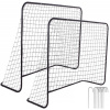 Springos Bránka na futbal 183x122x61 cm SG0015 čierna sada 2 ks Springos Bránka na futbal 183x122x61 cm SG0015 čierna sada 2 ks