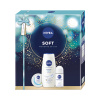 Nivea Soft sprchový gél 250 ml + roll on 50 ml + hydratačný krém 100 ml darčeková sada Nivea Soft sprchový gél 250 ml + roll on 50 ml + hydratačný krém 100 ml darčeková sada