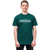 Horsefeathers MELWILL SS T-SHIRT tmavo zelená,biela Pánske tričko M Horsefeathers MELWILL SS T-SHIRT tmavo zelená,biela Pánske tričko M