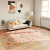 zahrada-XL Prateľný koberec viacfarebný 190x300 cm protišmykový 136589 zahrada-XL Prateľný koberec viacfarebný 190x300 cm protišmykový 136589