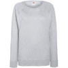 Fruit of the Loom Mikina Lady-Fit LW Raglan Sweat, raglánová, dámská COT16214661001-heather gre S Melír šedá Fruit of the Loom Mikina Lady-Fit LW Raglan Sweat, raglánová, dámská COT16214661001-heather gre S Melír šedá