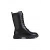 Členkové topánky Geox D VILDE H dámske, čierna farba, na plochom podpätku, D26UAH 085KB C9999 D26UAH.085KB.C9999 EUR 39