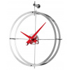 Designové nástěnné hodiny Nomon Dos Puntos I red 55cm Designové nástěnné hodiny Nomon Dos Puntos I red 55cm