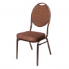 Mextra Banketová stolička HERMAN, 600 medená/hnedá Mextra Banketová stolička HERMAN, 600 medená/hnedá