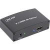 InLine Rozdeľovač/rozdeľovač HDMI InLine®, 2-cestný, kompatibilný so 4K2K