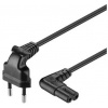 Napájací kábel PremiumCord 230V k magnetofónu so zahnutými konektormi 2 m Napájací kábel PremiumCord 230V k magnetofónu so zahnutými konektormi 2 m