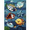 BE Detský koberec Smart Kids 22308 NAVY – námornícky modrý obdĺžnikový, ryby Rozmer: 120x180 cm BE Detský koberec Smart Kids 22308 NAVY – námornícky modrý obdĺžnikový, ryby Rozmer: 120x180 cm