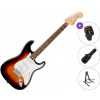 Fender Squier Affinity Series Stratocaster SET 3-Color Sunburst Elektrická gitara Fender Squier Affinity Series Stratocaster SET 3-Color Sunburst Elektrická gitara