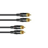 Sommer cable Onyx 2x2 RCA cable 2x 0,25 mm, 1 m Sommer cable Onyx 2x2 RCA cable 2x 0,25 mm, 1 m