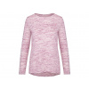 triko dlouhé dámské LOAP BERUNA růžové žíhané S triko dlouhé dámské LOAP BERUNA růžové žíhané S
