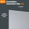 Skleněné posuvné dveře ESG plavené sklo DIN LI/RE 2060 x 940 x 8 mm Skleněné posuvné dveře ESG plavené sklo DIN LI/RE 2060 x 940 x 8 mm