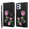 Peňaženkové 3D puzdro na Motorola Moto G13 / G23 / G53 5G - Rose Peňaženkové 3D puzdro na Motorola Moto G13 / G23 / G53 5G - Rose