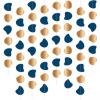 Růžička DEKORÁCIE závesné Elegant True Blue 8ks Růžička DEKORÁCIE závesné Elegant True Blue 8ks