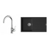 K-StrongSinks S3 Set drez Zala 860x500mm granit čierna + Batéria Rhona chrom K-StrongSinks S3 Set drez Zala 860x500mm granit čierna + Batéria Rhona chrom