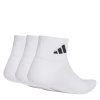 adidas Cushioned Sportswear Ankle Socks 3 Pairs White 6.5-8 adidas Cushioned Sportswear Ankle Socks 3 Pairs White 6.5-8