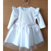 Bavlnené šaty na krst s tylovou sukničkou, veľ. 62 Bavlnené šaty na krst s tylovou sukničkou, veľ. 62
