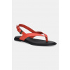 Kožené sandále Tommy Hilfiger COLOR BLOCK THONG FLAT SANDAL FW0FW08883 červená EUR 41 Kožené sandále Tommy Hilfiger COLOR BLOCK THONG FLAT SANDAL FW0FW08883 červená EUR 41
