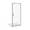 Jika Nion - Sprchové dvere pivotové jednokrídlové L/P, 90 cm, Jika perla Glass, strieborná/transparentné sklo H2542N20026681 Jika Nion - Sprchové dvere pivotové jednokrídlové L/P, 90 cm, Jika perla Glass, strieborná/transparentné sklo H2542N20026681