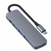 ROZBOČOVAČ ADAPTÉR HUB SPLITTER SLIM 4x USB 3.0 1x USB C ROZBOČOVAČ ADAPTÉR HUB SPLITTER SLIM 4x USB 3.0 1x USB C