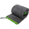 TravelSafe uterák Microfiber Terry Towel L charcoal/lime green TravelSafe uterák Microfiber Terry Towel L charcoal/lime green