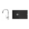 K-StrongSinks S3 Set drez Zala 860x500mm granit čierna + Batéria Garonne chrom K-StrongSinks S3 Set drez Zala 860x500mm granit čierna + Batéria Garonne chrom