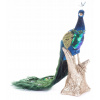 Dekorácia MagicHome Vianoce, Páv, modrý, páperový, 24x12x32 cm Dekorácia MagicHome Vianoce, Páv, modrý, páperový, 24x12x32 cm