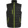 REGATTA PROFESSIONAL NAVIGATE TRA 892 / Pánska polstrovaná thermo vesta - black/lime green S REGATTA PROFESSIONAL NAVIGATE TRA 892 / Pánska polstrovaná thermo vesta - black/lime green S