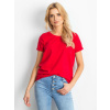 Dámske červené tričko RV-TS-4838.68P-red S Dámske červené tričko RV-TS-4838.68P-red S