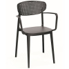 Rojaplast 541950 Křeslo AIRE ARMCHAIR - antracit Rojaplast 541950 Křeslo AIRE ARMCHAIR - antracit