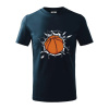 Basketbal lopta v triku - Tričko detské bavlnené - 158 cm/12 rokov ( Tmavomodrá (veľmi tmavá - skoro čierna) ) Basketbal lopta v triku - Tričko detské bavlnené - 158 cm/12 rokov ( Tmavomodrá (veľmi tmavá - skoro čierna) )