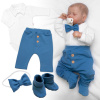4D sada pre chlapčekov Baby Elegán - modrá, veľ. 62 4D sada pre chlapčekov Baby Elegán - modrá, veľ. 62