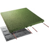 Gumová dopadová doska Terrasoft 5 m² 50 × 50 × 4,5 cm – zelená Gumová dopadová doska Terrasoft 5 m² 50 × 50 × 4,5 cm – zelená