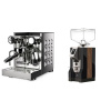 Rocket Espresso Appartamento TCA, white + Eureka Mignon Specialita, WD black, walnut Rocket Espresso Appartamento TCA, white + Eureka Mignon Specialita, WD black, walnut